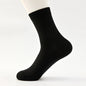 Mens Casual Soft And Breathable Mid-calf Socks