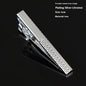 Men's Formal Wear Business Silver Simple Fashion Short Tie Clip
