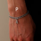 Simple Letter Titanium Steel Bracelet Men's Fashion