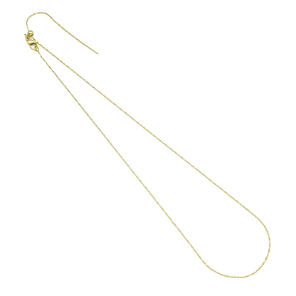 Twisted Dainty Gold Adjustable Chain Necklace, Sku#LD588/LD487