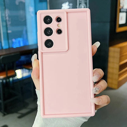Candy Color Soft Silicone Phone Case | Matte TPU Cover for Samsung Galaxy