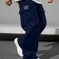 Mens Loose Fit Work Pants With A Drawstring