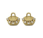 CZ Pave Fashion Bag Purse Charm, Sku#LK672