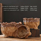 Large Ceramic Flower Pot with Tree Root Design