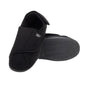 Happy Touch Diabetic Slippers For Women Lymphedema Shoes Edema Shoes For Swollen Feet Indoor and Outdoor Diabetic Velcro Slippers For Women Non Slip House Slippers For Woman (Black 8)