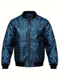 Mens Stylish Trendy Jacket With A Stand-up Collar
