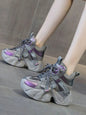 Chunky Platform Lace Up Sneakers