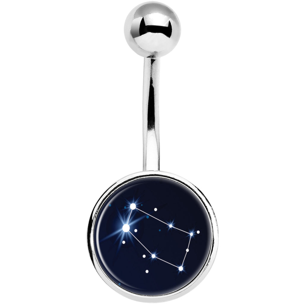 Zodiac Constellation Gemini Belly Ring