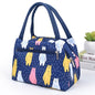 Creative Portable Thermal Insulation Bag Zipper Bento Bag Thickened Aluminum Foil Portable Oxford Cloth Lunch Box Bag