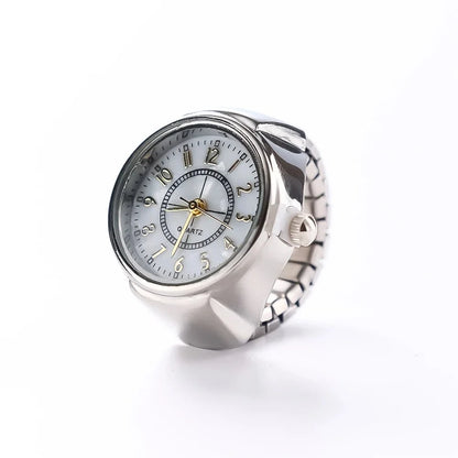 Creative Quartz Watch Ring | Unisex Finger Timepiece Jewelry