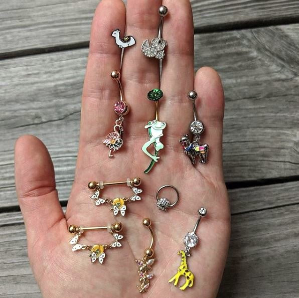16G 1/4 Snoozing Llama Cartilage Tragus Earring