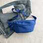 Crossbody bag women's casual bag canvas bag waist bag trendy sports chest bag
