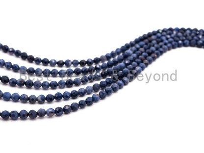 High Quality Natural Sapphire beads, 4mm/5mm, sku#U232