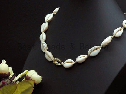 Cowrie Shell Necklace, Cowrie Shell Choker, Cowrie Necklace