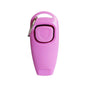 Combo Dog Clicker Whistle - Training Pet Trainer Click Puppy With Guide With Key Ring