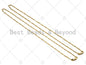 18K Gold Finished Gold Singapore Chain Necklace, sku#JD05