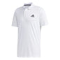 adidas Mens Designed 2 Move 3-Stripes Polo Shirt White/Black Small