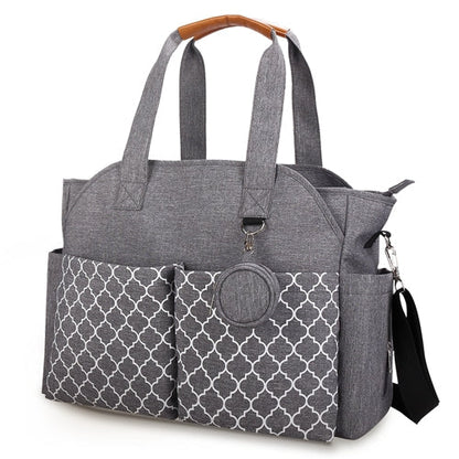 Multifunctional Baby Diaper Bag – 14 Pockets & Changing Tote