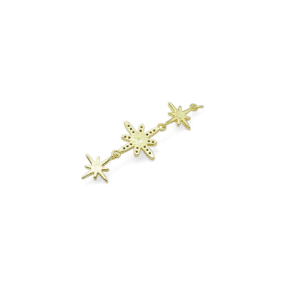 Clear CZ Pearl North Star Charm, Sku#LD512