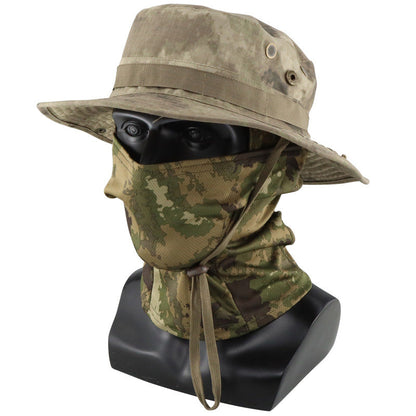Multi-functional Outdoor Sun Protection Breathable Round-brim Fishing Hat