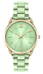 Bisley Womens Gold Watch Mint Metal Bracelet Watch Three Hand Analog Watch