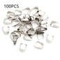 Alloy Oval Buckle Pendant Clip Accessory