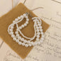 Multilayered Pearls Bracelet