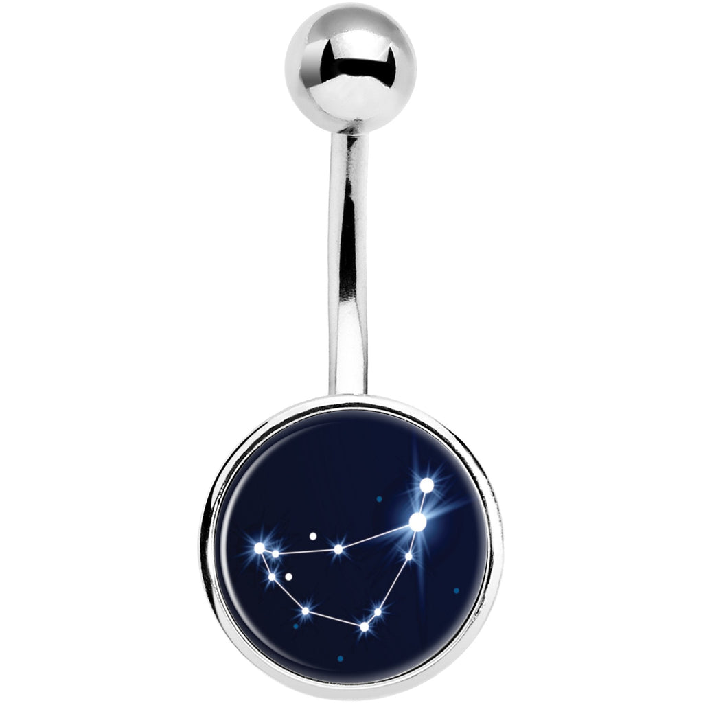 Zodiac Constellation Capricorn Belly Ring