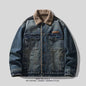 Corduroy Cotton-padded Casual Coat For Men