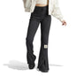 adidas Womens Lounge Ribbed Flared Leg Pants Black X-Small