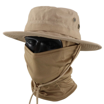 Multi-functional Outdoor Sun Protection Breathable Round-brim Fishing Hat