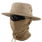 Multi-functional Outdoor Sun Protection Breathable Round-brim Fishing Hat