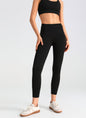 Mesh Side-pocket Stretchy Athletic Leggings