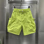 Comfortable Utility Fivequarter Pants With An American Vibe