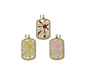 Enamel Sun Rising Over the Cloud Tag Charm, Sku#JL147