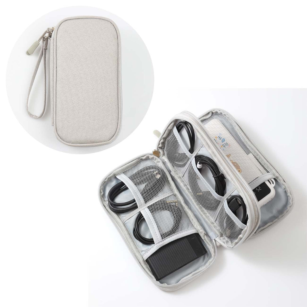 Data cable storage bag charger mobile power charging cable bag box digital storage bag USB headphone hard drive