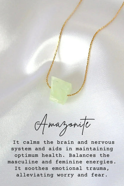 Raw Natural Crystals | 24 Karats Pendant Necklaces
