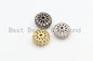 CZ Micro Pave Spacer Beads, Rondelle Spacer Beads,Sku#G48