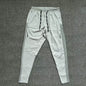 Sports Training Leggings With Long Spliced Panels Quick-drying Fabric Ultra-energetic For Outdoor Activities