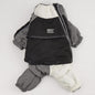 Pet Winter Color Matching Cotton-padded Clothes Dog Medium Large Dog Warm And Comfortable