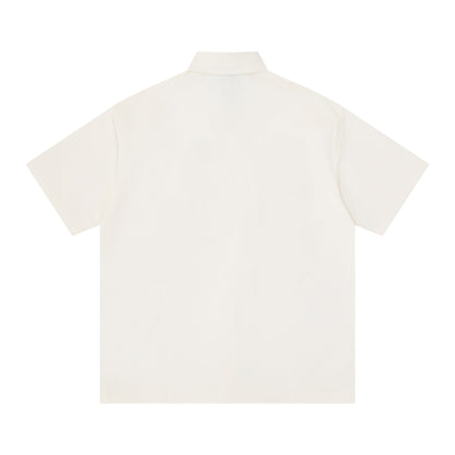 American-style Retro Loose-fit Short-sleeve T-shirt For Spring And Summer