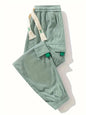 Corduroy Plus Size Mens Work Pants Ankle Tightening Trousers