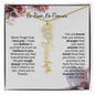Christmas Birth Flower Necklace | Thoughtful Christmas Gift for Best Friend
