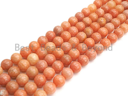 NEW STONE!! High Quality Natural Peach Calcite Beads, 8mm/10