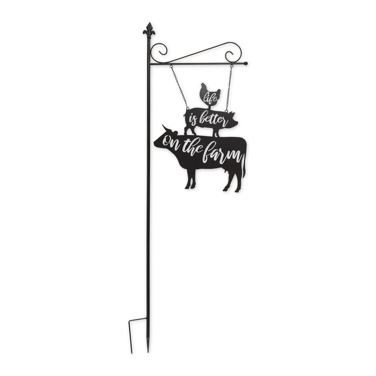 LIFE IS BETTER ON THE FARM GARDEN STAKE