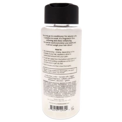 Fragrance Free Shine Enhancing Conditioner by Kristin Ess for Unisex - 10 oz Conditioner