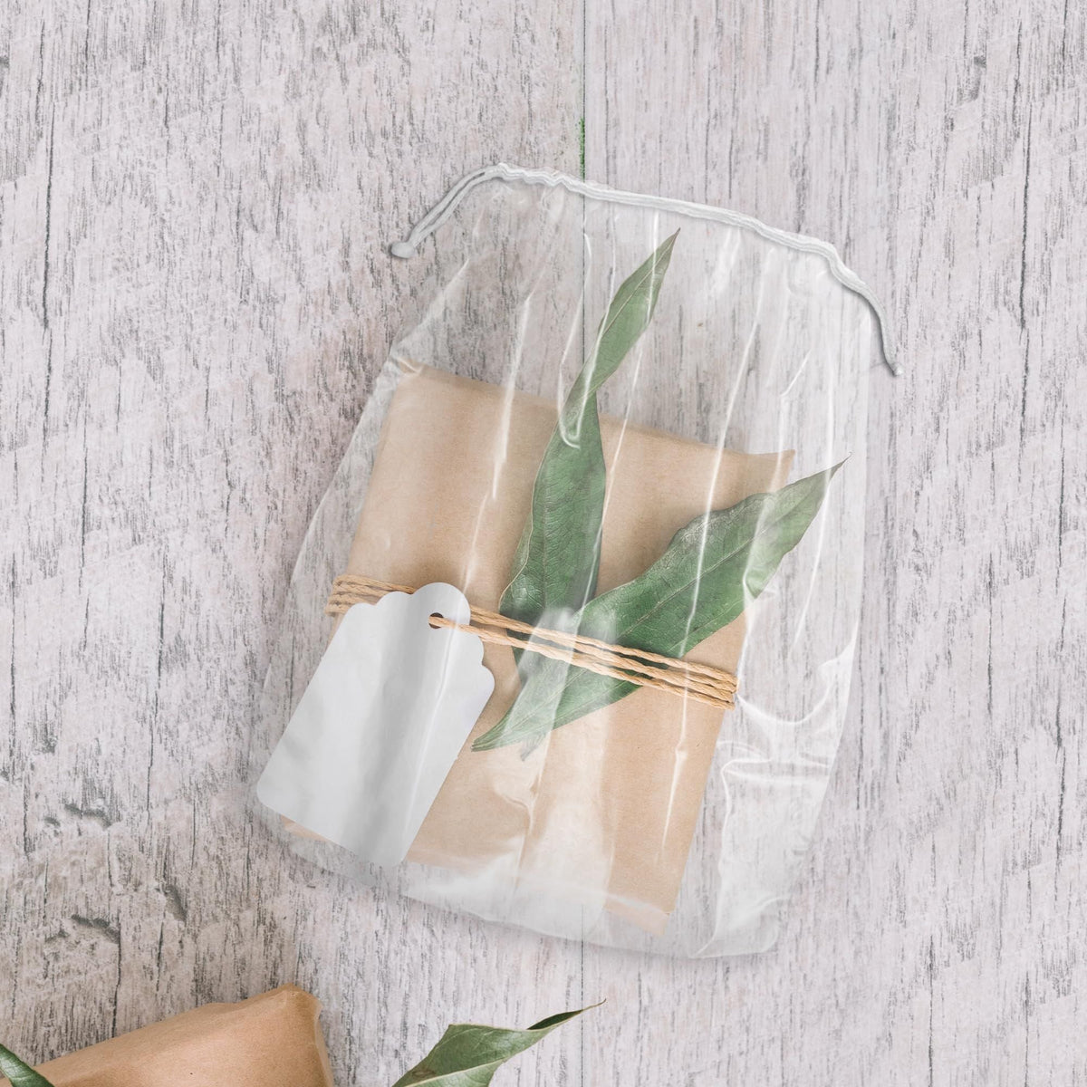 Clear Drawstring Bag, 6 x 10 Inches. Pack of 50 Clear Plastic Drawstring Bags. 2 Mil Drawstring Clear Plastic Bags. Waterproof Clear Plastic Bags Drawstring for Cosmetics, Toiletries