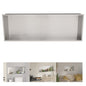 Brushed Stainless Steel Wall Shower  Niche , Double Recessed Shower Shelf for Bathroom