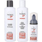 NIOXIN by Nioxin SET-3 PIECE FULL KIT SYSTEM 4 WITH CLEANSER SHAMPOO 5 OZ & SCALP THERAPY CONDITIONER 5 OZ & SCALP TREATMENT 1.7 OZ
