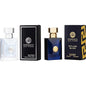 VERSACE VARIETY by Gianni Versace 2 PIECE MENS VARIETY WITH VERSACE POUR HOMME & VERSACE DYLAN BLUE AND BOTH ARE EDT SPRAY 1 OZ